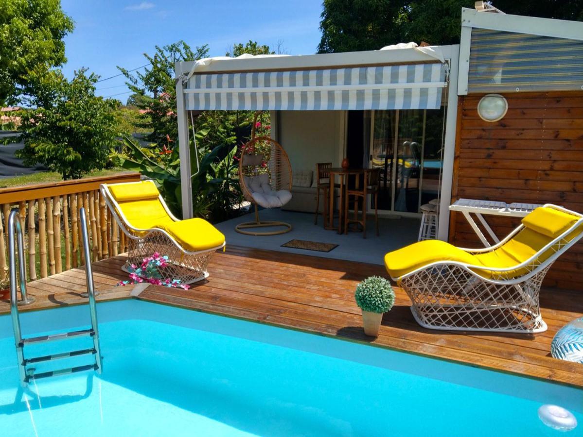 S'Cale Tropikal - Gite Cosy Avec Piscine Privee Petit-Canal Экстерьер фото